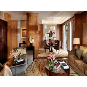 중국 스타일 로즈 우드 디럭스 포산 호텔 가구 호텔 침실 가구 세트 - Product Image 5