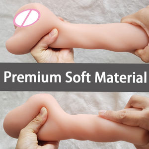 ODM/OEM Männlicher Masturbator Analspielzeug aus TPE-Material 2-in-1 Realistische Masturbations-Tools Tragbar und Leicht zu Reinigen Sexspielzeug für Erwachsene - Product Image 4
