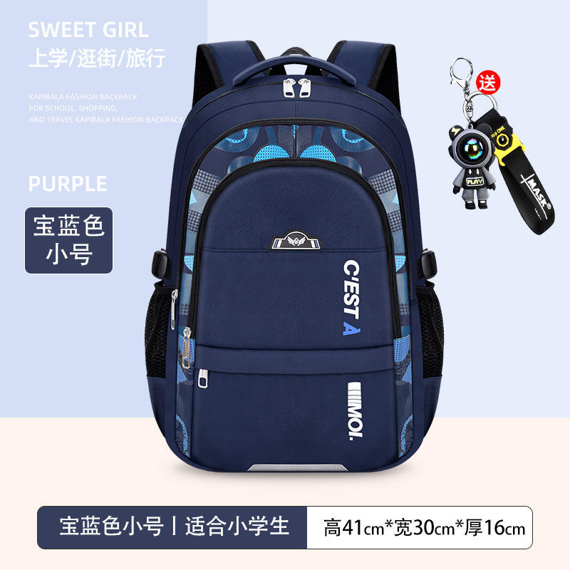 Sac à dos moyen-simple bleu royal