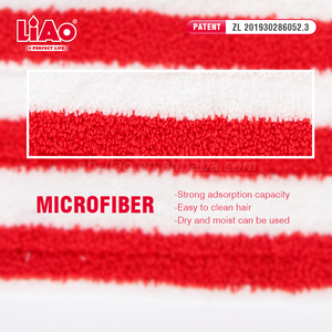 LiAo <span class=keywords><strong>Red</strong></span> Telescopic Kim Loại Xử Lý 40Cm Sợi Nhỏ Phẳng Bụi Lau Cho Ướt Lau Sàn Khô - Product Image 6