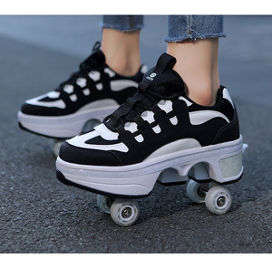 Chaussures de sport pour enfants SeeMore avec roues amovibles, chaussures de marche pour enfants, baskets <span class=keywords><strong>à</strong></span> roues rétractables - Product Image 6