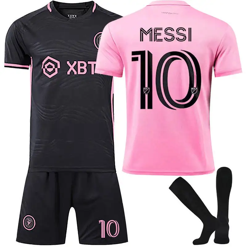 Inter Miami Shirts Football Soccer Uniform Wears Customized Mesi Soccer Jersey Hot Sale High Quality Youth Children