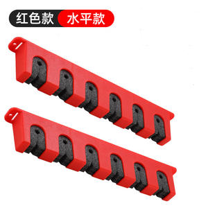 Ztc524 ที่วางคันเบ็ดแบบติดผนังพลาสติกทนทานสำหรับคันเบ็ดแนวตั้งแนวนอน - Product Image 2