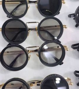 Lunettes <span class=keywords><strong>de</strong></span> <span class=keywords><strong>soleil</strong></span> polarisées rondes steampunk <span class=keywords><strong>haut</strong></span> <span class=keywords><strong>de</strong></span> <span class=keywords><strong>gamme</strong></span> à 9 niveaux <span class=keywords><strong>de</strong></span> filtration ND, réglables, en alliage d'<span class=keywords><strong>aluminium</strong></span> et <span class=keywords><strong>de</strong></span> magnésium, avec rotation - Product Image 3