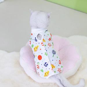 Esterilización de gatos Ropa quirúrgica Cachorro Gato Recuperación Traje de destete Mascota Herida abdominal Traje ceñido Anti-Lamer Onesies para perros - Product Image 4
