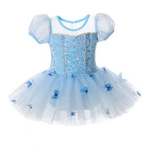 Costume da Ballo per Bambina Body da <span class=keywords><strong>Ballerina</strong></span> per Piccole Principesse con <span class=keywords><strong>Tutù</strong></span> - Product Image 6