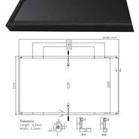 Panneaux solaires monocristallins transparents PERC à demi-cellules OEM Power TUV 450W-1000W, module PV pour système de panneaux solaires