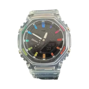 Montre de sport numérique étanche en acrylique Caxo <span class=keywords><strong>G</strong></span> Series GA2100 avec alarme, personnalisable - Product Image 2