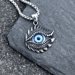 จี้สแตนเลส 316 สไตล์โกธิค เครื่องประดับฮิปฮอป สร้อยคอ จี้ห้อยคอ เครื่องประดับผู้ชาย - Product Image 5