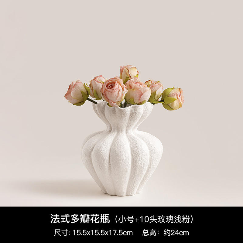 Petit vase français multi-pétales