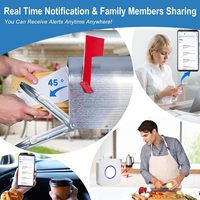 Alarma Inteligente para Buzón, WiFi Tuya, Alerta Inalámbrica para Buzón, Largo Alcance de 800 pies, Notificación en Tiempo Real por Aplicación, Sensor Impermeable para Buzón