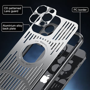 Étui antichoc pour iPhone avec cadre en alliage d'aluminium - Design robuste et élégant - Product Image 4