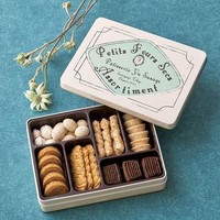 Boîte à biscuits rectangulaire sur mesure avec manchon, en fer blanc de qualité alimentaire, hermétique, ajustement parfait, ensemble cadeau pour le rangement des biscuits, recyclable