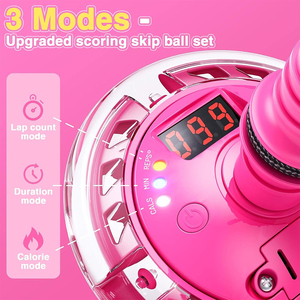 Kids Plastic Smart Fitness Sports Toy Rechargeable Led Flash Wheel <strong>Skip</strong> <strong>It</strong> Ball Ankle with Counter - Product Image 2