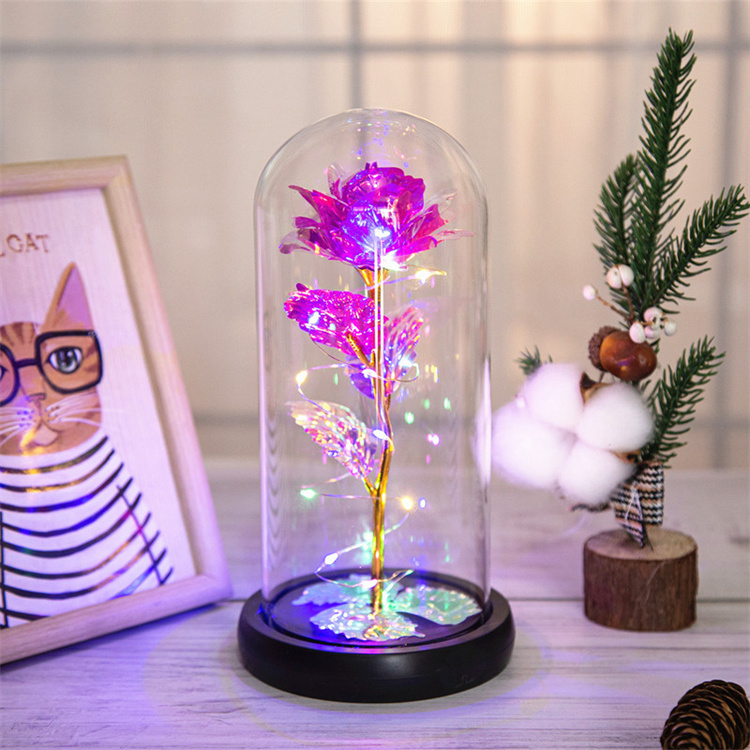 Pink with colored lights