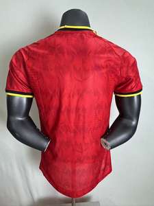 Maglia da Calcio Personalizzata Edizione Tifosi Belga - 100% Poliestere Traspirante e Assorbente, Manica Corta, Collo Tondo, Unisex per Adulti - Product Image 2