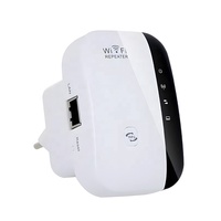 Penguat sinyal Wi-Fi Mini portabel 802.11n, penguat Wifi 300Mbps dengan colokan US /AU/EU/ UK untuk dalam ruangan