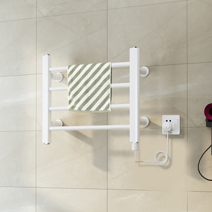 Sèche-serviettes électrique mural BODE, support chauffant en acier pour salle de bain - Product Image 2