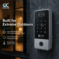 Système de contrôle d'accès Bluetooth TTLock, étanche IP66, reconnaissance d'empreintes digitales et faciale, clavier RFID, serrure de porte intelligente, 1000 utilisateurs, 33