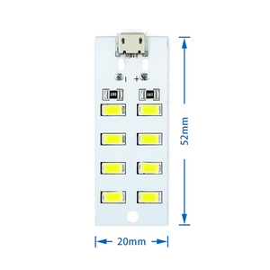 8/12/16/20 LED Lighting Board Module Street <strong>Emergency</strong> Nightlight USB Mobile <strong>Light</strong> C Port - Product Image 2
