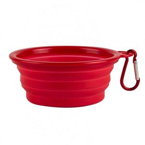 Custom Portable Silicone Pet Collapsible Travel Dog Bowl - Product Image 5