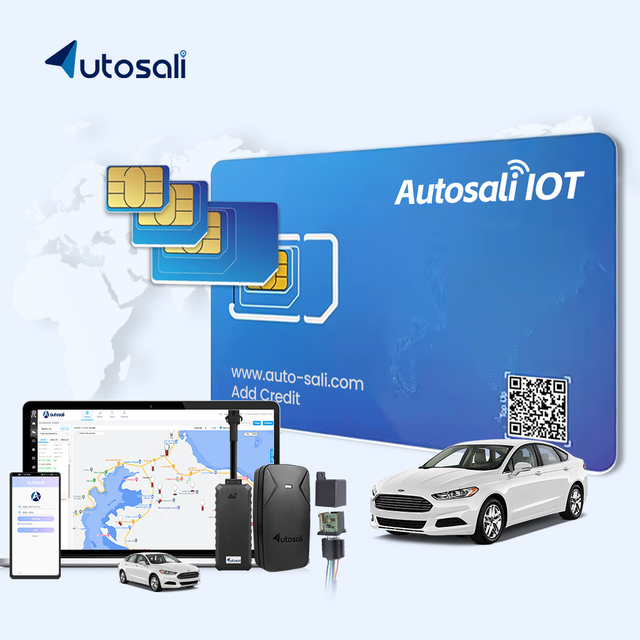2G & 4G International SIM Card IOT Card 30MB/Month for One Year Autosali Gps M2M 2G/3G/4G Sim Card Used on GPS Car Tracker