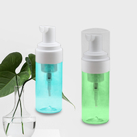 FB-005 Bouteille en plastique PET colorée de 60 ml avec pulvérisateur à pompe pour savon liquide cosmétique, mousse, avec impression sérigraphique