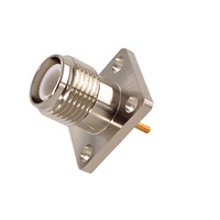 Connecteur coaxial RF femelle TNC à montage sur bride 16mmX18mm, polarité inversée, avec isolation étendue de 4mm et broche de 5mm