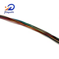 Paquete de 12 Fibras Ópticas Elite, Pigtail OM3 Multimodo 50/125um, Coloridas, 12 Colores Seleccionables, LC SC ST FC, para ODF
