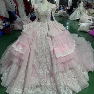 Vestido de Quinceañera Rosa Xss301, Vestido de Novia Moderno, Vestido de Princesa, Vestidos de Novia Jancember - Product Image 2