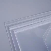 Kemasan penyimpanan A4 A5 A7 A8 tas berkas bening dengan Folder tombol jepret alat tulis kantor tas dokumen Folder File khusus