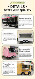 Camion à hot-dogs américain Cuisines mobiles pour tournages de films Remorque alimentaire Deli - Product Image 3