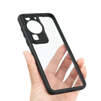 Coque de téléphone Zhige compatible transfrontalier Tailong pour P60 Pro, TPU+PC, style urbain, transparente, mate, protection intégrale, antichoc