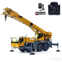 Grue mobile RC hydraulique en métal Eyewhale D1050 1:14, modèle de simulation complète tout-terrain, camion de construction télécommandé