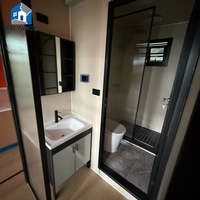 RELYANCE Rumah Kontainer Expandable Desain Modern 4 Kamar Tidur 1 Kamar Mandi Rumah Kantor Portabel 20/40FT Garansi 3 Tahun