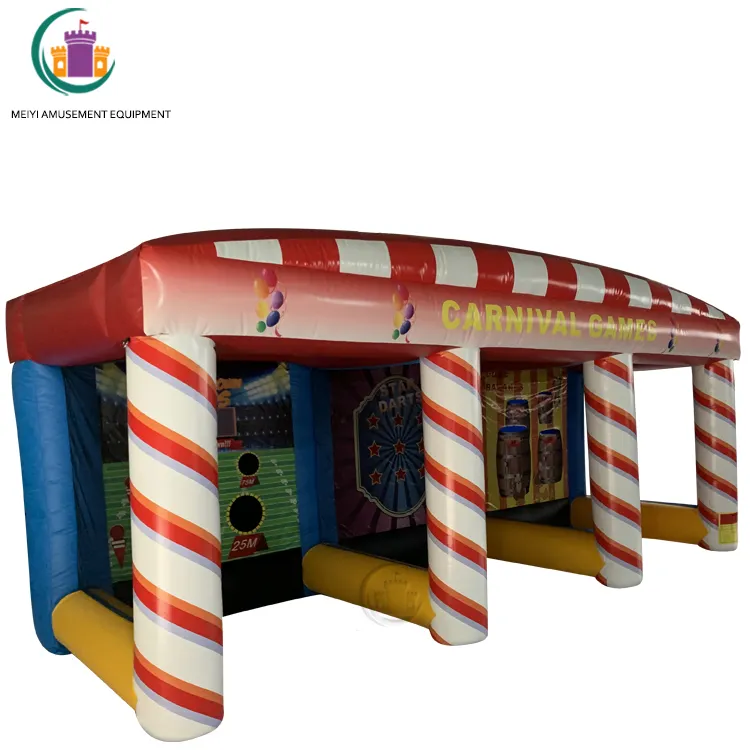 3 In 1 Inflatable Carnival Games Outdoor Team Building Inflatable Games For Events Fun Inflatable Games For Children