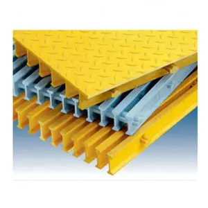 Manufacturer Price Customized Fiberglass Grating Fiberglass Reinforced Plastic Frp Mesh Grating Plate