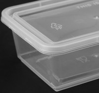 Contenedor de Sushi de PP de Grado Alimenticio, Libre de BPA, con Compartimentos Individuales, Dobles y Triples, Apto para Microondas, con Tapa, para Restaurantes y Comida para Llevar