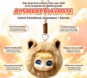 Nouvelle Peluche Lion IA Interactif pour Enfants – Jouet Porte-clés Intelligent pour Interaction et Soulagement du Stress - Product Image 3