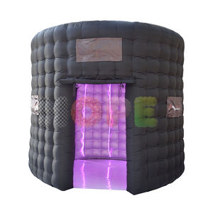 뜨거운 판매 상업 360 풍선 사진 부스 옥스포드 소재 아름다움 LED 조명 파티 임대 바운스 하우스 성 판매 - Product Image 1