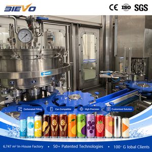 <span class=keywords><strong>Machine</strong></span> de remplissage de canettes automatique 3000 CPH pour boissons gazeuses, ligne de remplissage et de sertissage clé en main en SUS304 pour cannerie - Product Image 1