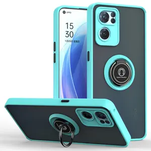 Soporte de anillo para teléfono OPPO Reno 7 6 5 4 Lite Pro A3s A15 A16 A31 A52 A53 A54 A72 A74 A94 A9, funda trasera antigolpes, venta al por mayor