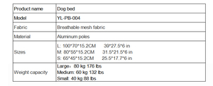 Yalong personalizado YL-PB-015 S/91,44*66*20cm moderno clásico ecológico rectángulo fibra sólida elevada cama de lujo perros gatos - Product Image 5