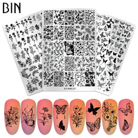 BIN 2025 Serpent Année 9.5*14.5cm Plaque À Ongles 16 Types Feuille Chaude En Acier Inoxydable Plaque D'estampage