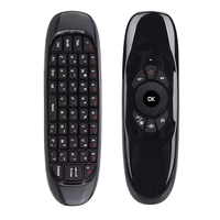 Mouse Udara Nirkabel untuk Android Mini Air Mouse Fly Air Mouse Keyboard Nirkabel Airmouse(C120) (Hitam)