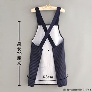 Delantal de cocina impermeable con bolsillo y tirantes para cocinar y uso doméstico - Product Image 4