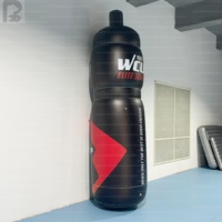 Bouteille gonflable géante personnalisée, modèle de bouteille de boisson gonflable de grande taille pour la promotion de la marque, exposition, événement commercial