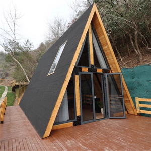 Cabaña Prefabricada Triangular, Kit Modular para Uso en Villas y Hoteles, Cabañas Forestales, Instalaciones para Eventos, <span class=keywords><strong>Oficina</strong></span> Móvil, Certificación CE - Product Image 5