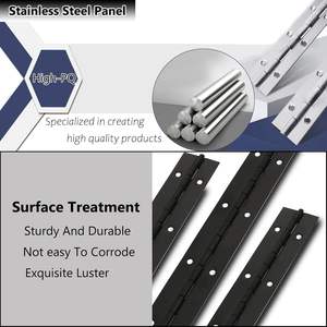 <span class=keywords><strong>Charnière</strong></span> industrielle continue en acier inoxydable 316 pour équipement extérieur/maritime - Product Image 6