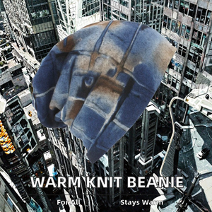 Gorro de Punto Personalizado con Logotipo Bordado, 100% Lana, Diseño de Camuflaje y Dibujos Animados, para Hombre y Mujer, Cálido para Invierno, OEM - Product Image 2